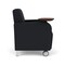 Lesro Siena Lounge Reception Guest Chair W/ Swivel Tablet, 27 in W 29.5 in L 32.5 in H SN1101 - alternate 2